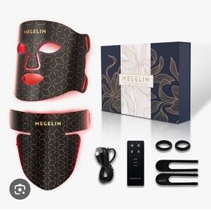 MEGELIN LED Infrared Light  Face & Neck Mask (JML1+JML2) 7 Colors